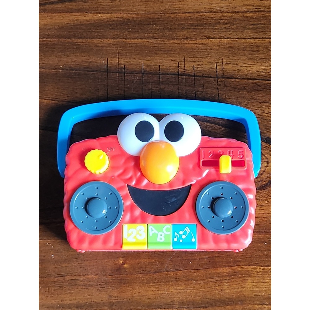 Sesame Street Elmo's Take Along Boombox - Learning Educational Toy Fun